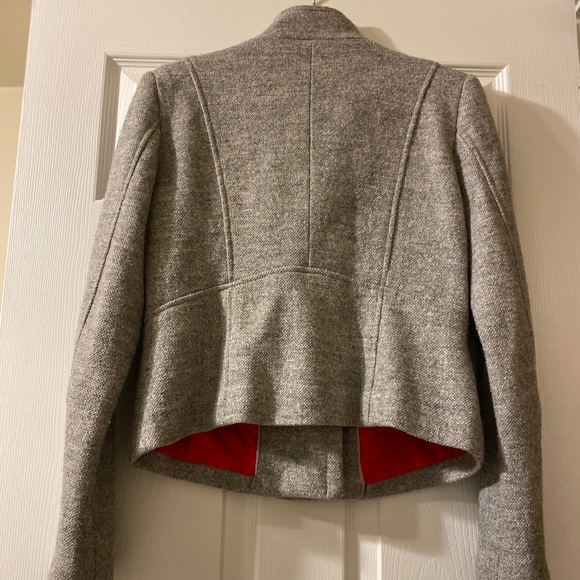 Grey wool Gap moto jacket - Picture 2 of 7